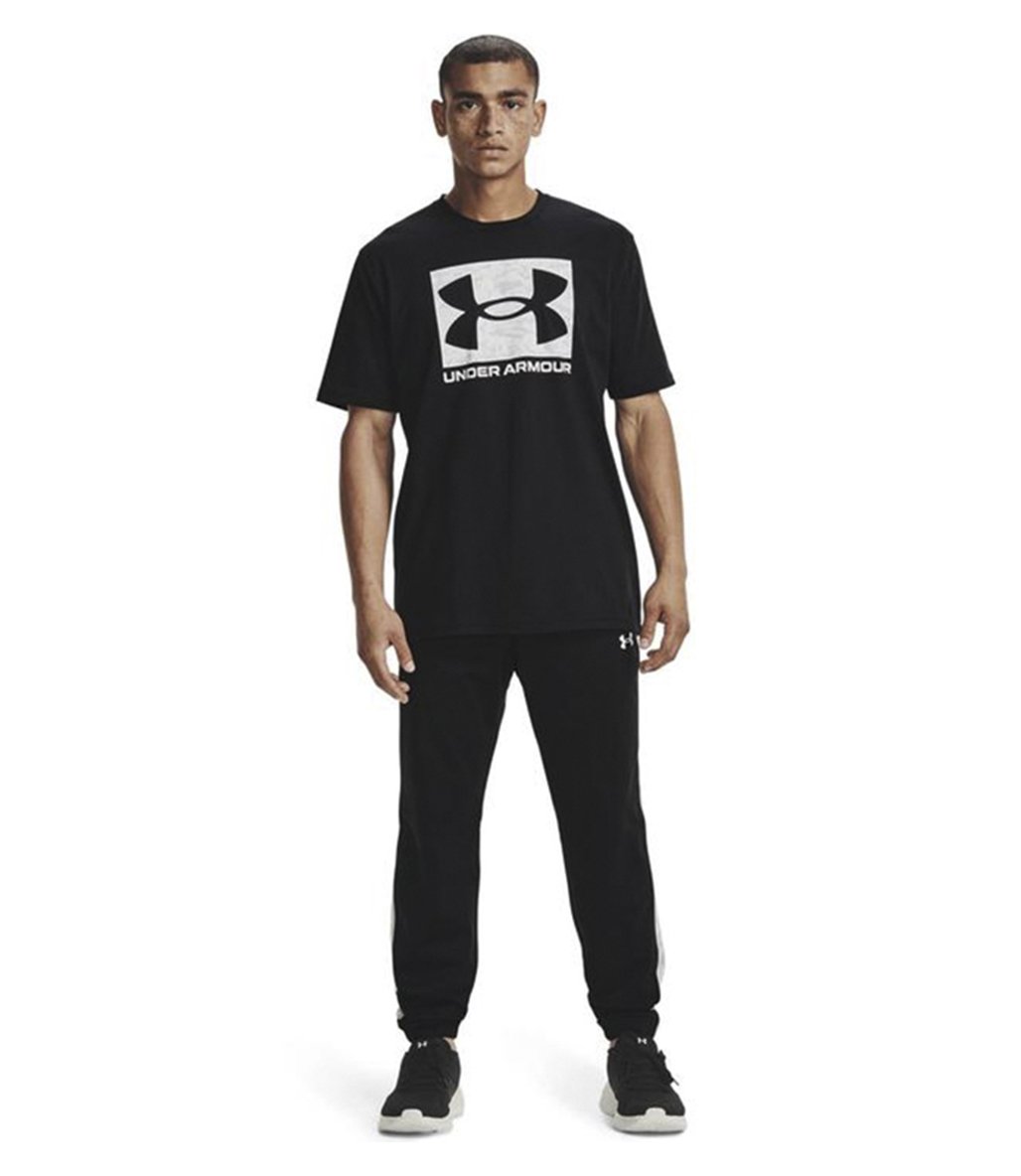 Under Armour Abc Camo Boxed Logo Ss Kısa Kollu T-Shirt Siyah