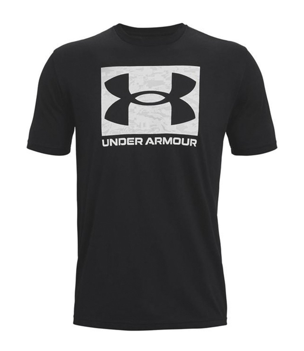 Under Armour Abc Camo Boxed Logo Ss Kısa Kollu T-Shirt Siyah
