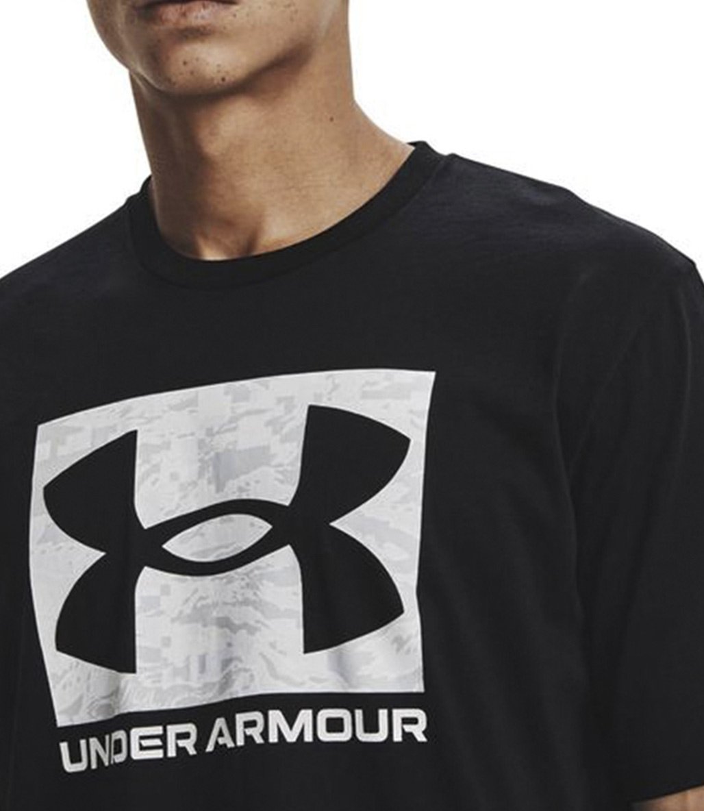 Under Armour Abc Camo Boxed Logo Ss Kısa Kollu T-Shirt Siyah
