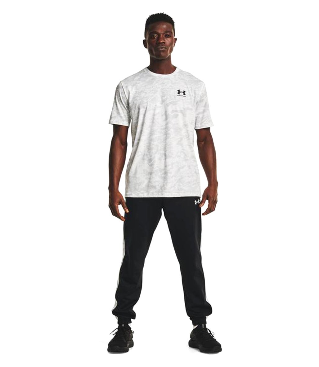 Under Armour All Over Logo T-Shirt Beyaz Kamuflaj