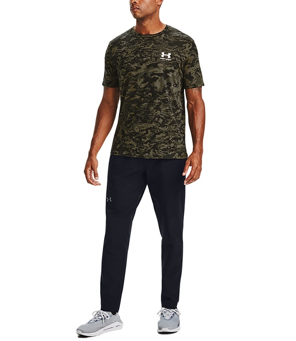 Under Armour All Over Logo T-Shirt Siyah Kamuflaj