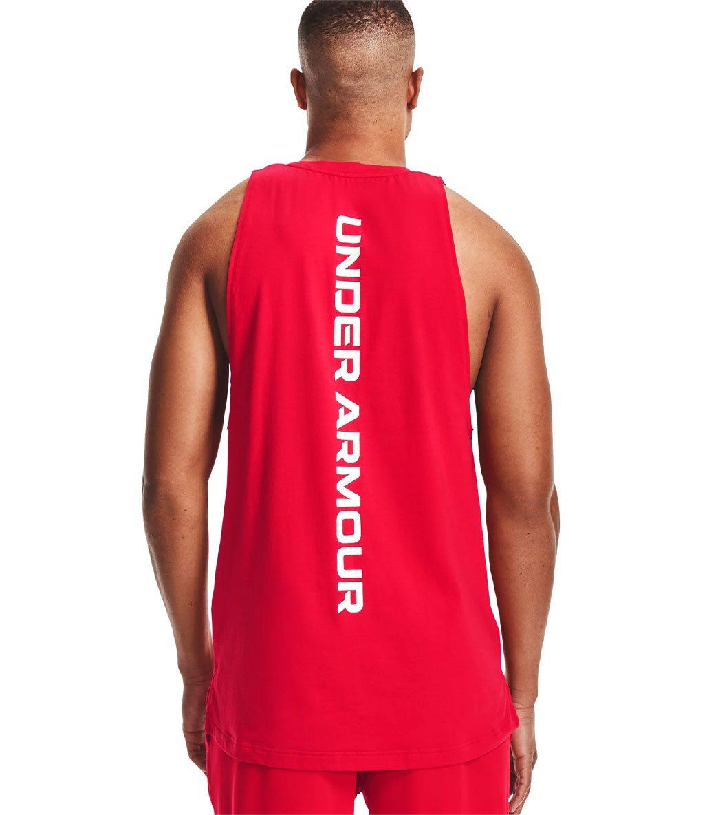 Under Armour Baseline Cotton Atlet Kırmızı Beyaz