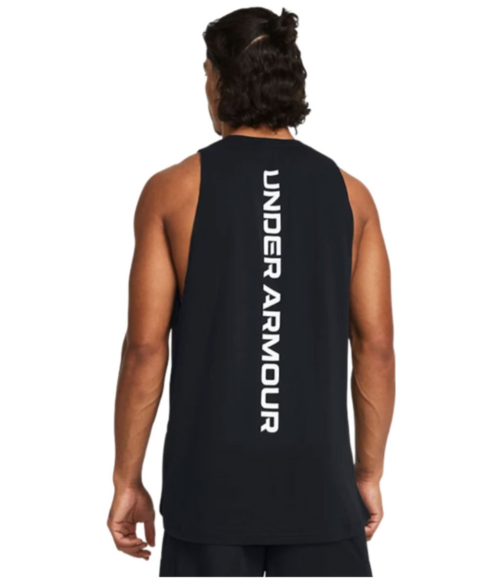 Under Armour Baseline Cotton Atlet Siyah Beyaz