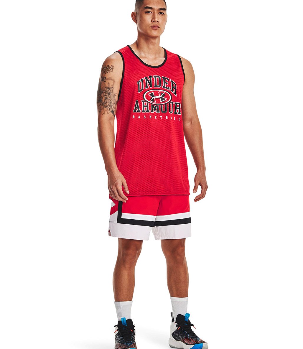 Under Armour Baseline Reversible Atlet Kırmızı Siyah