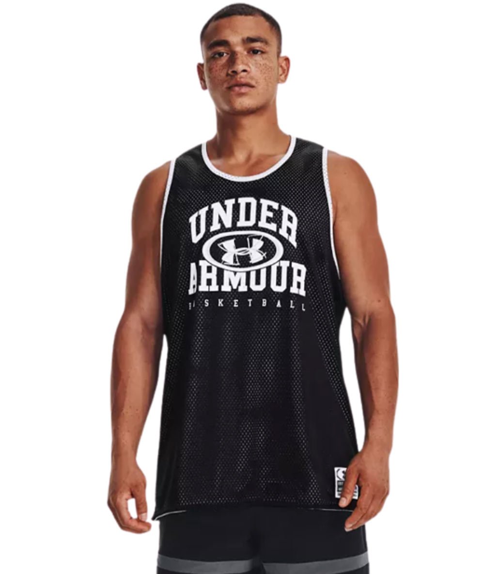 Under Armour Baseline Reversible Atlet Siyah Beyaz