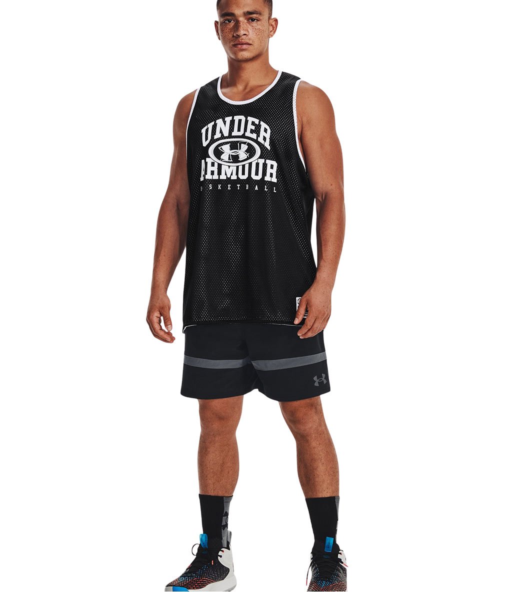 Under Armour Baseline Reversible Atlet Siyah Beyaz