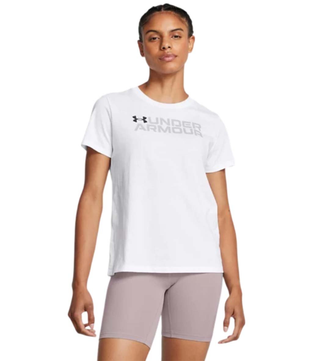 Under Armour Big Logo Pack Kadın Kısa Kollu T-Shirt Beyaz