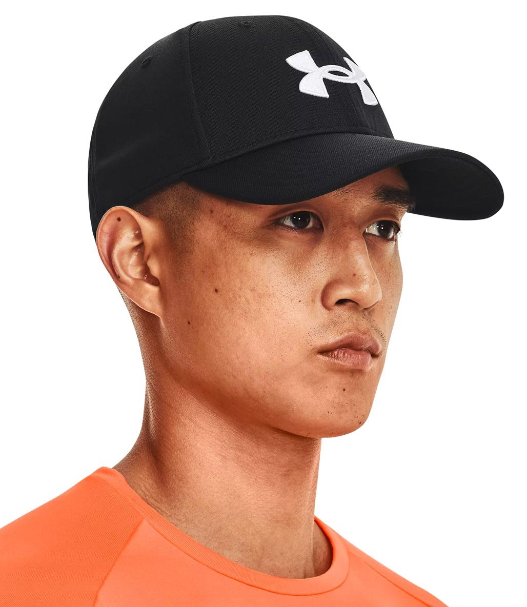 Under Armour Blitzing Adjustable Cap Şapka Siyah Beyaz