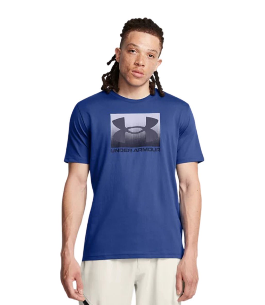 Under Armour Boxed Sports Updated Kısa Kollu T-Shirt Mavi