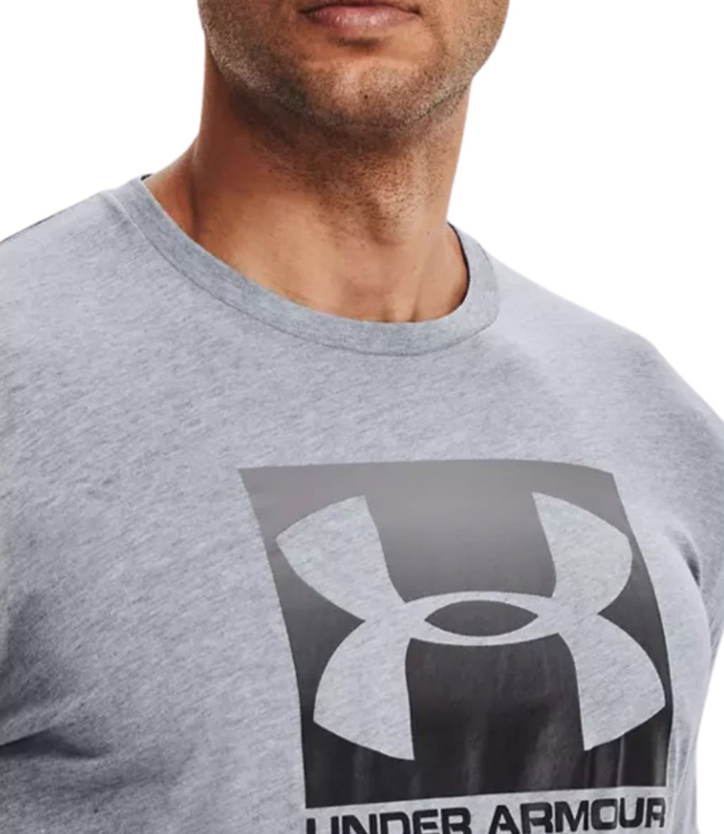 Under Armour Boxed Sportstyle Kısa Kollu T-Shirt Gri