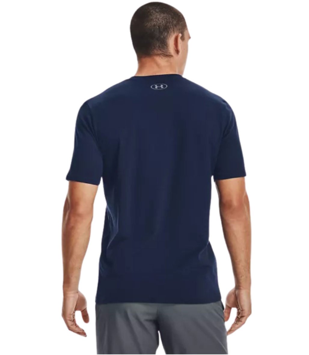 Under Armour Boxed Sportstyle Kısa Kollu T-Shirt Lacivert