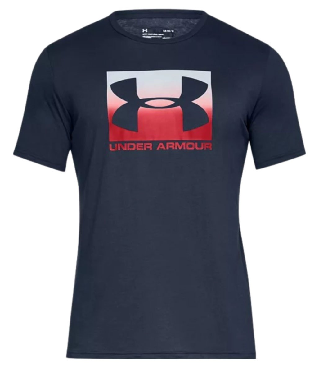 Under Armour Boxed Sportstyle Kısa Kollu T-Shirt Lacivert