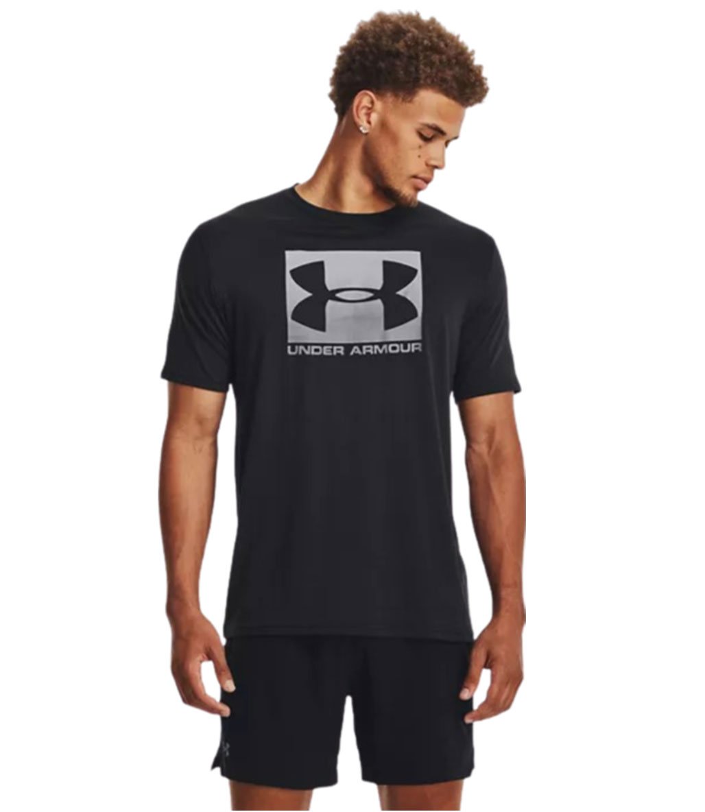 Under Armour Boxed Sportstyle K sa Kollu T Shirt Siyah K sa Kollu T Shirt