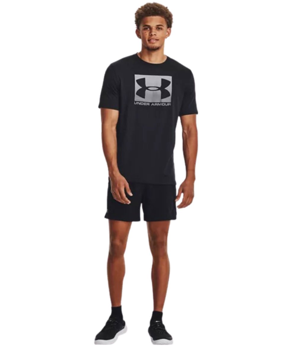 Under Armour Boxed Sportstyle Kısa Kollu T-Shirt Siyah