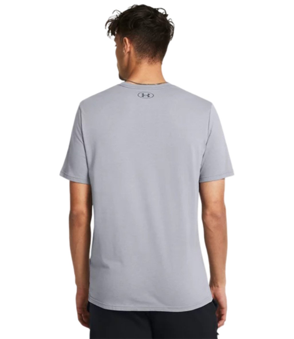 Under Armour Branded Gel Stack Kısa Kollu T-Shirt Gri