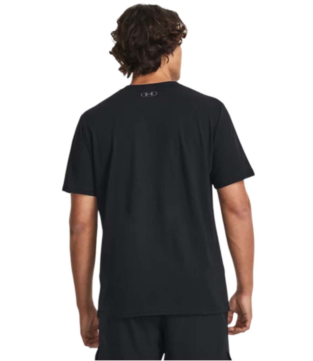 Under Armour Branded Gel Stack Kısa Kollu T-Shirt Siyah