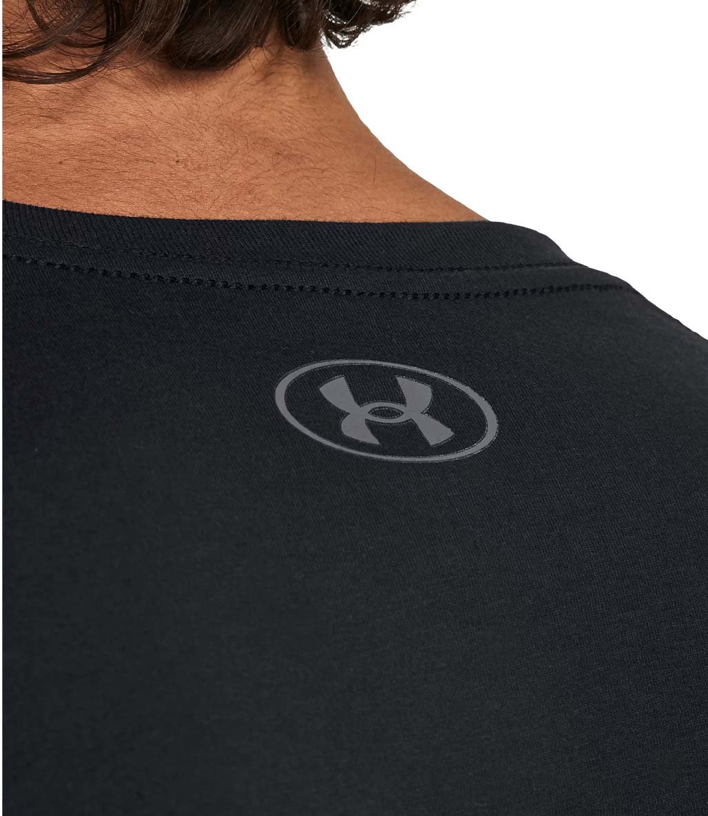 Under Armour Branded Gel Stack Kısa Kollu T-Shirt Siyah