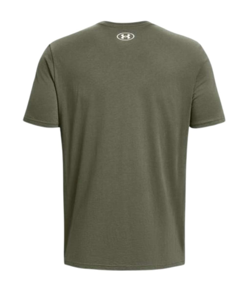 Under Armour Camo Chest Stripe T-Shirt Haki
