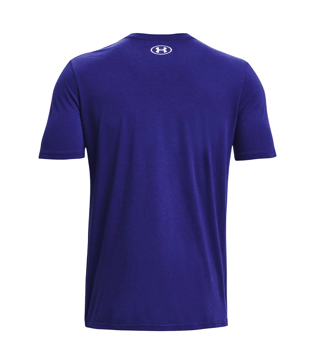 Under Armour Camo Chest Stripe T-Shirt Mavi