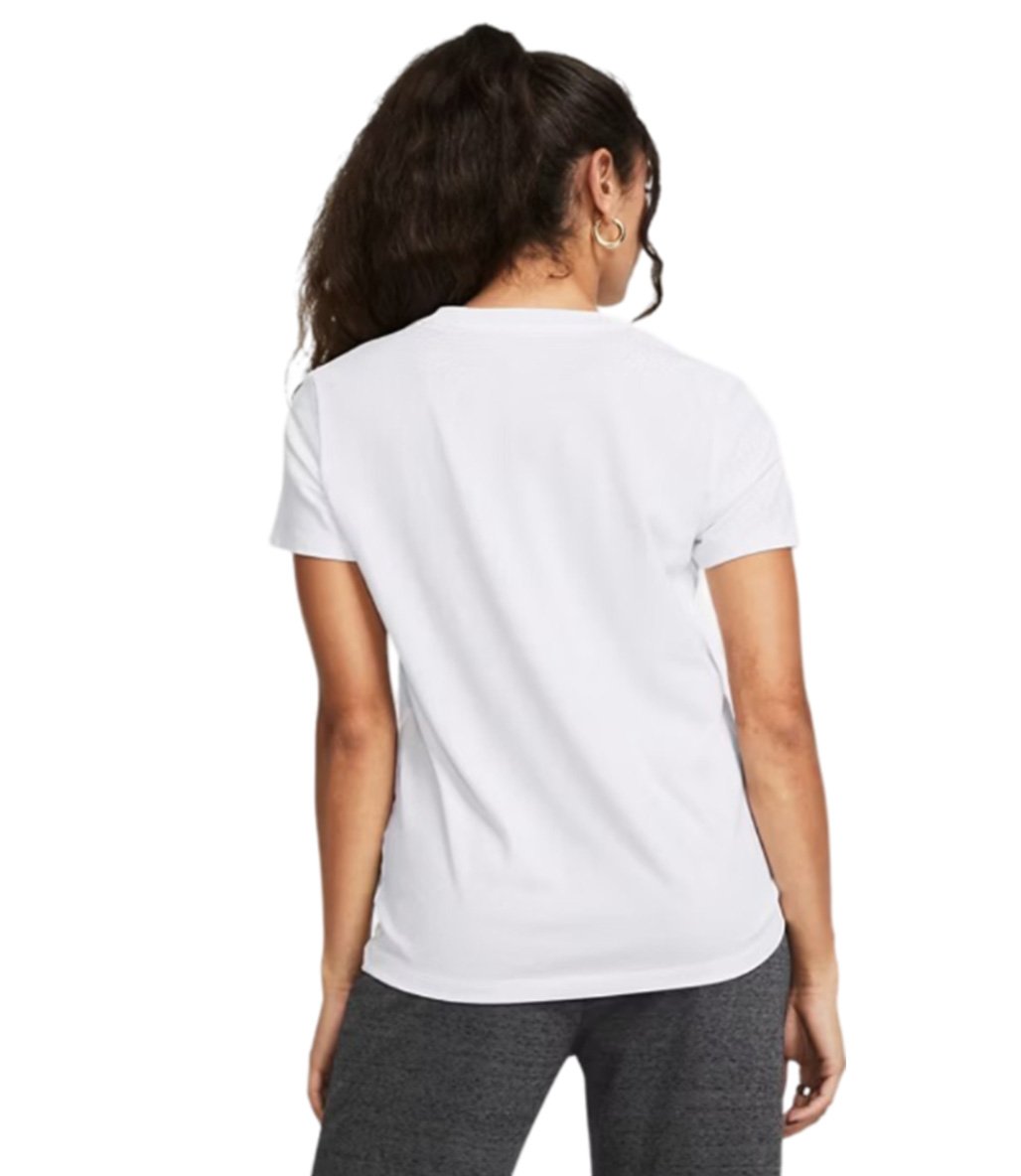 Under Armour Campus Core Kadın Kısa Kollu T-Shirt Beyaz