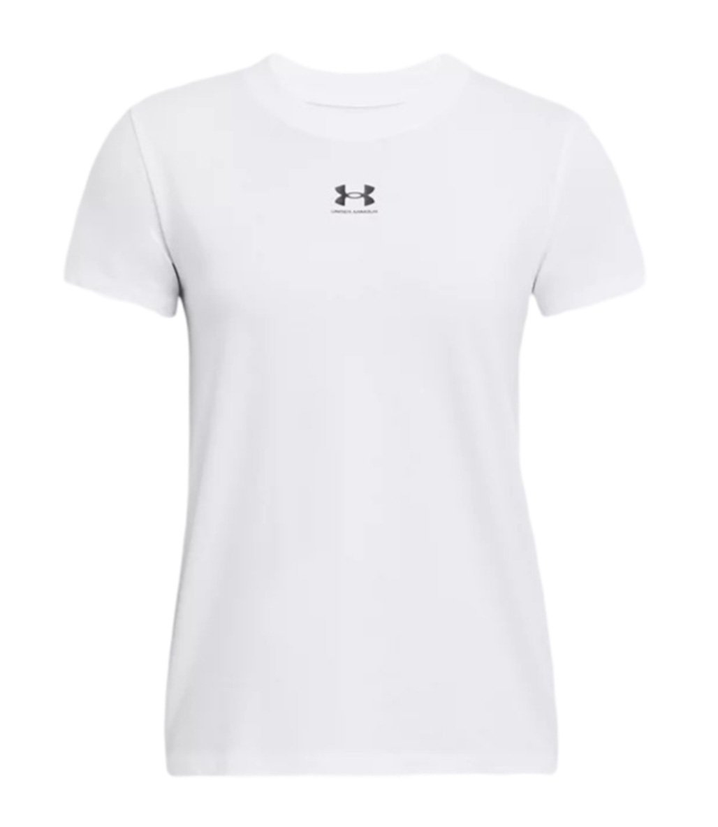 Under Armour Campus Core Kadın Kısa Kollu T-Shirt Beyaz