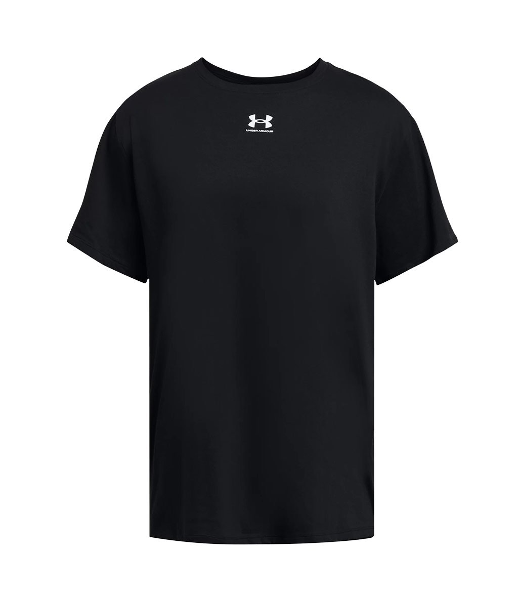 Under Armour Campus Kadın Oversize Kısa Kollu T-Shirt Siyah
