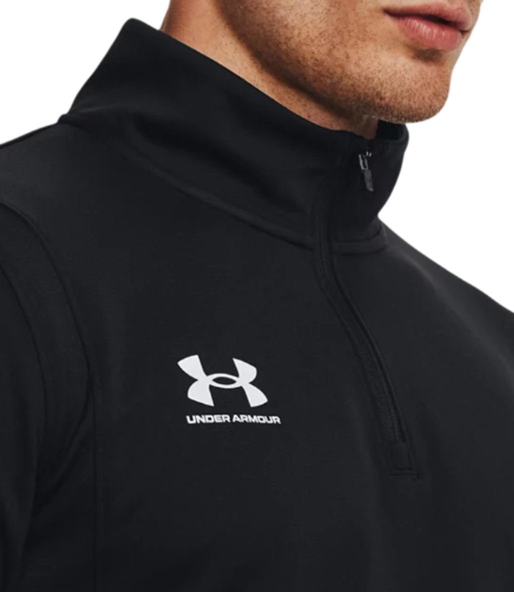 Under Armour Challenger Midlayer Yarım Fermuarlı Sweatshirt Siyah