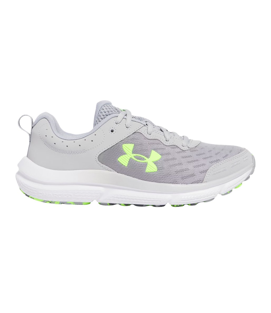 Under Armour Charged Assert 10 Ayakkabı Gri Yeşil