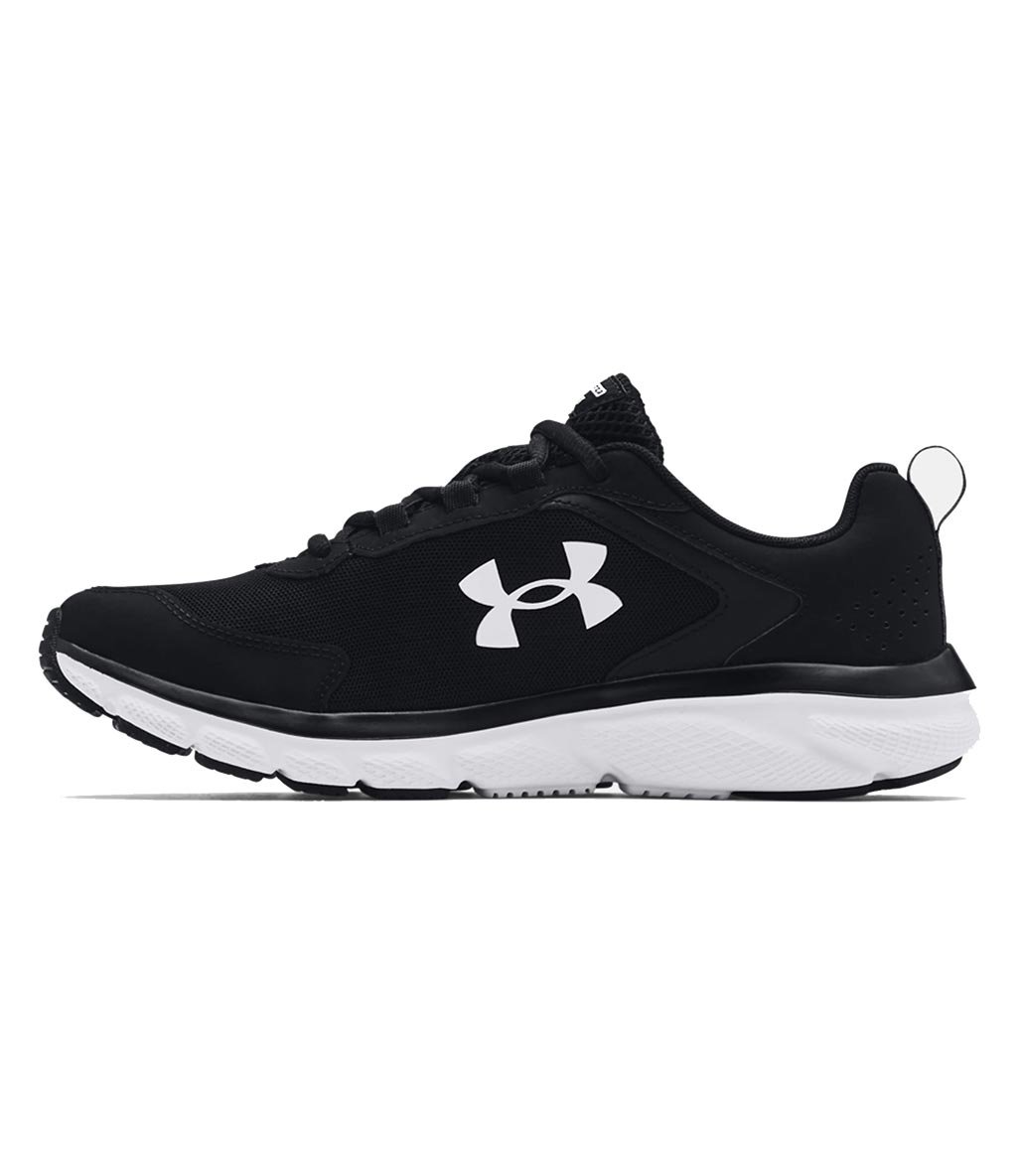 Under Armour Charged Assert 9 Ayakkabı Siyah Beyaz