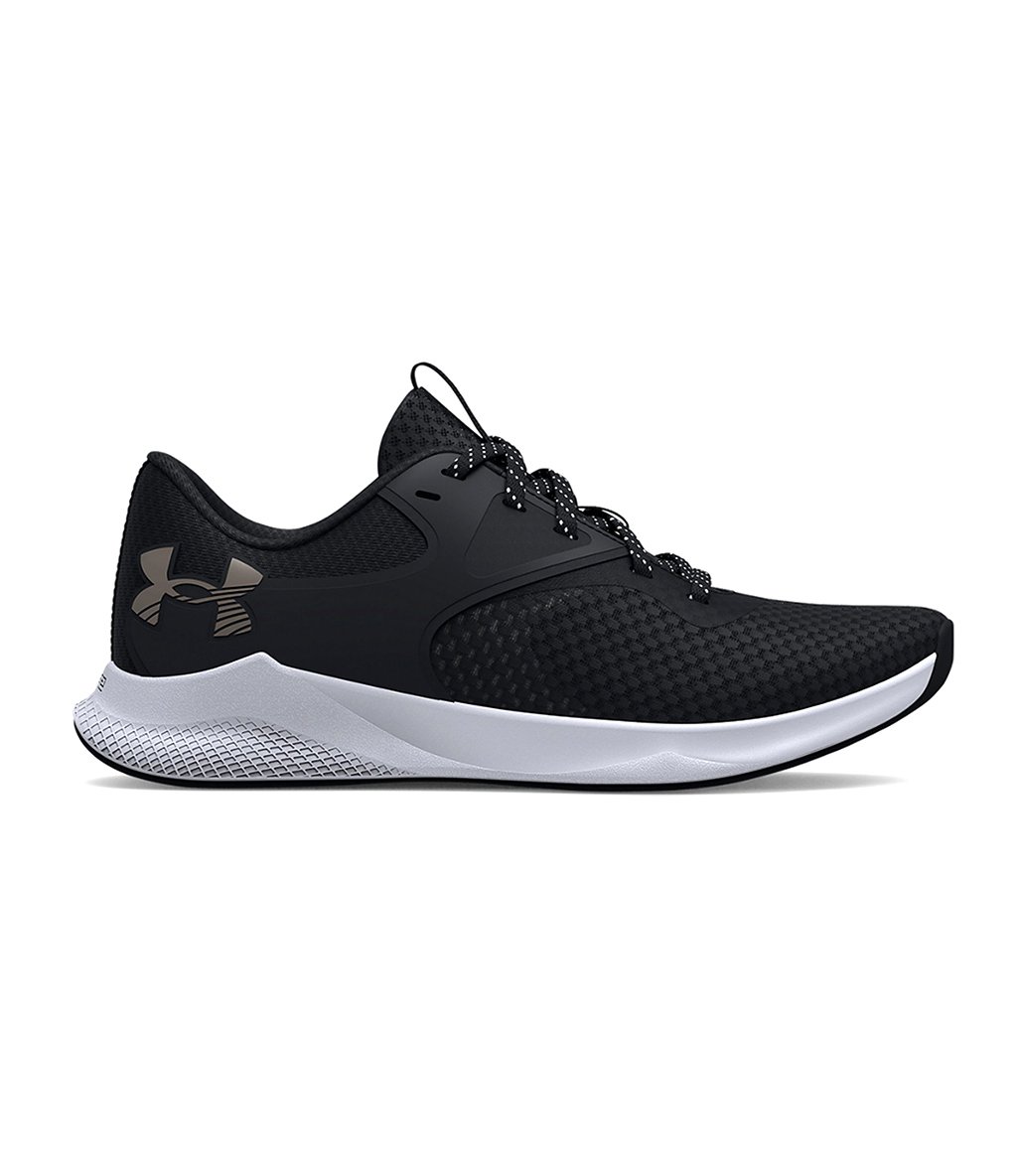 Under Armour Charged Aurora 2 Kadın Ayakkabı Siyah Beyaz