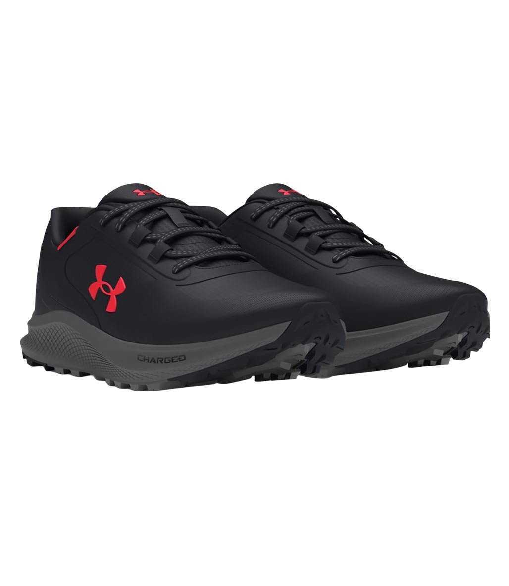 Under Armour Charged Bandit TR 3 Stormproof Ayakkabı Siyah Kırmızı