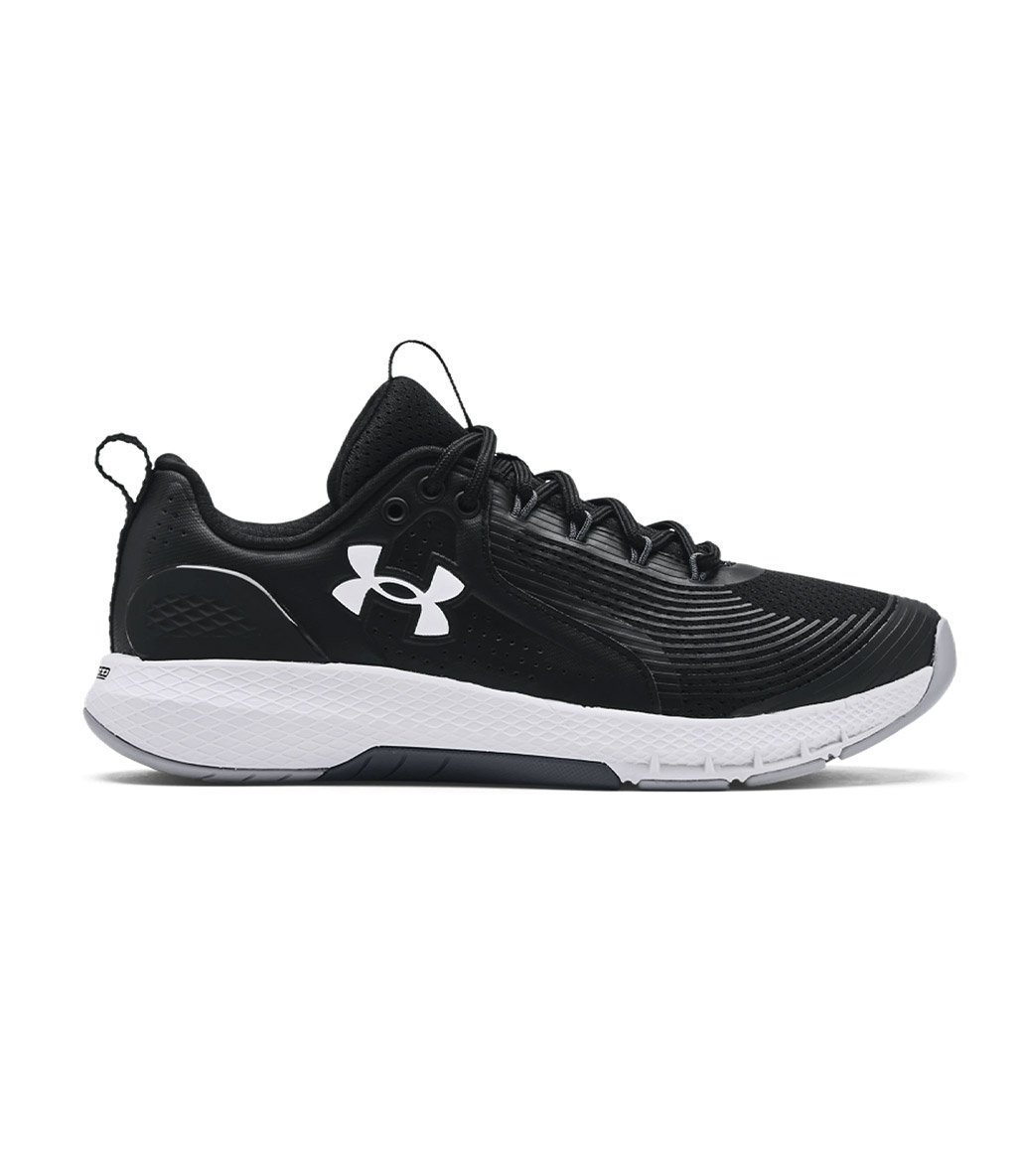 Under Armour Charged Commit TR 3 Ayakkabı Siyah Beyaz