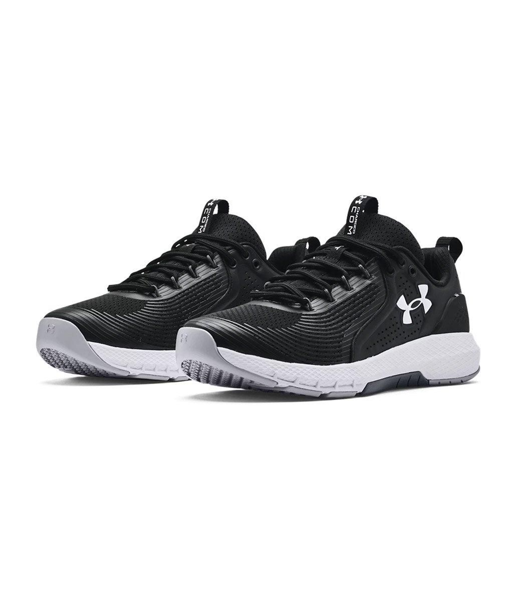 Under Armour Charged Commit TR 3 Ayakkabı Siyah Beyaz