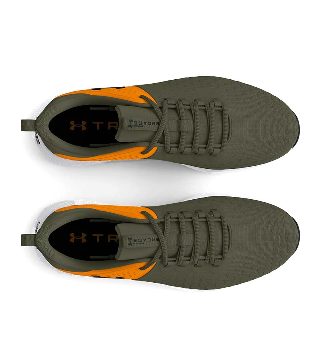 Under Armour Charged Engage 2 Ayakkabı Haki Turuncu