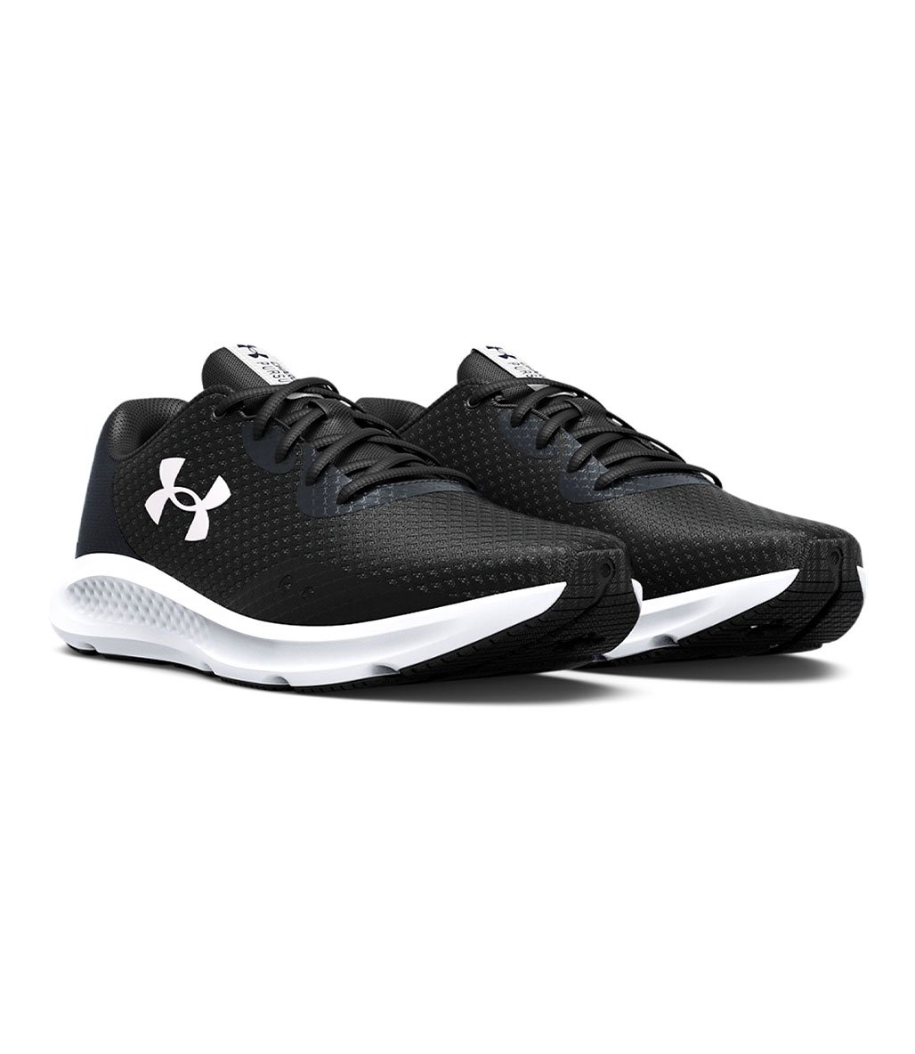 Under Armour Charged Pursuit 3 Ayakkabı Siyah Beyaz