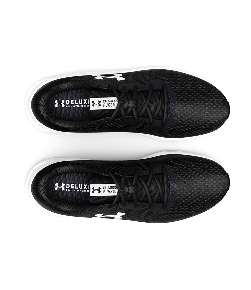 Under Armour Charged Pursuit 3 Ayakkabı Siyah Beyaz