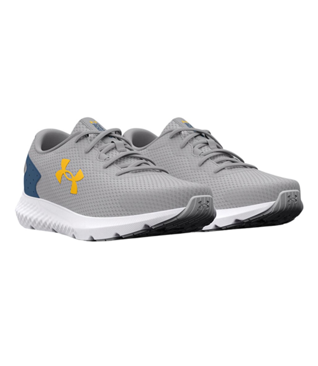 Under Armour Charged Rogue 3 Ayakkabı Gri Sarı