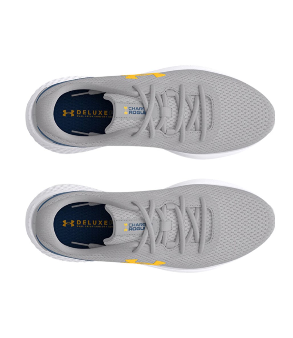 Under Armour Charged Rogue 3 Ayakkabı Gri Sarı