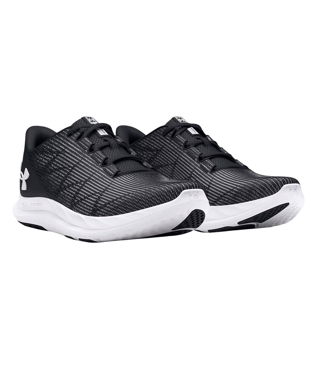 Under Armour Charged Speed Swift Ayakkabı Siyah Beyaz