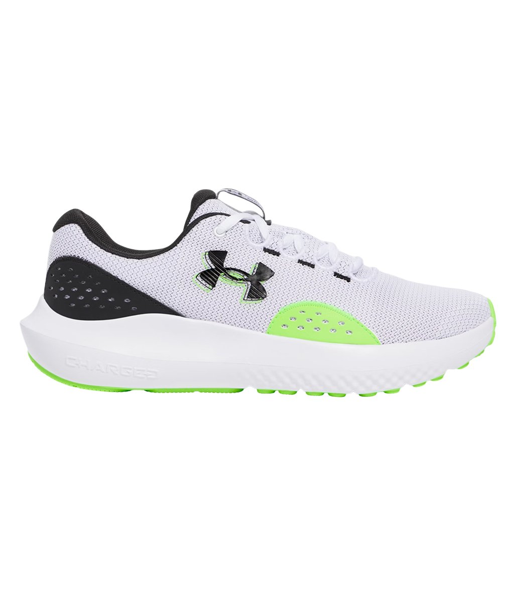 Under Armour Charged Surge 4 Ayakkabı Beyaz Yeşil