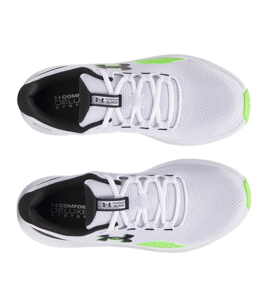 Under Armour Charged Surge 4 Ayakkabı Beyaz Yeşil