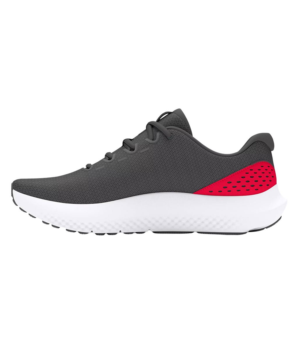 Under Armour Charged Surge 4 Ayakkabı Gri Kırmızı