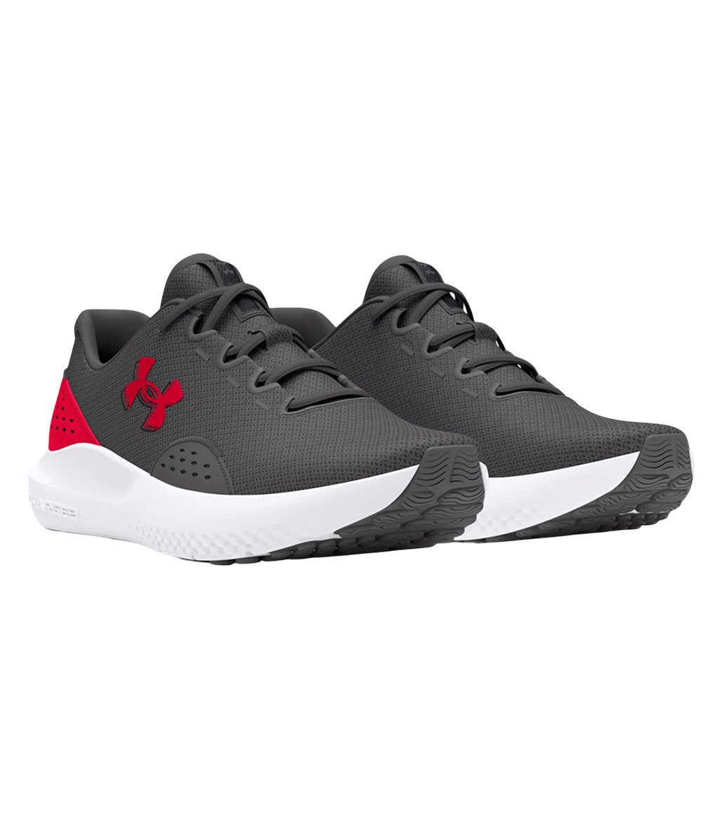 Under Armour Charged Surge 4 Ayakkabı Gri Kırmızı