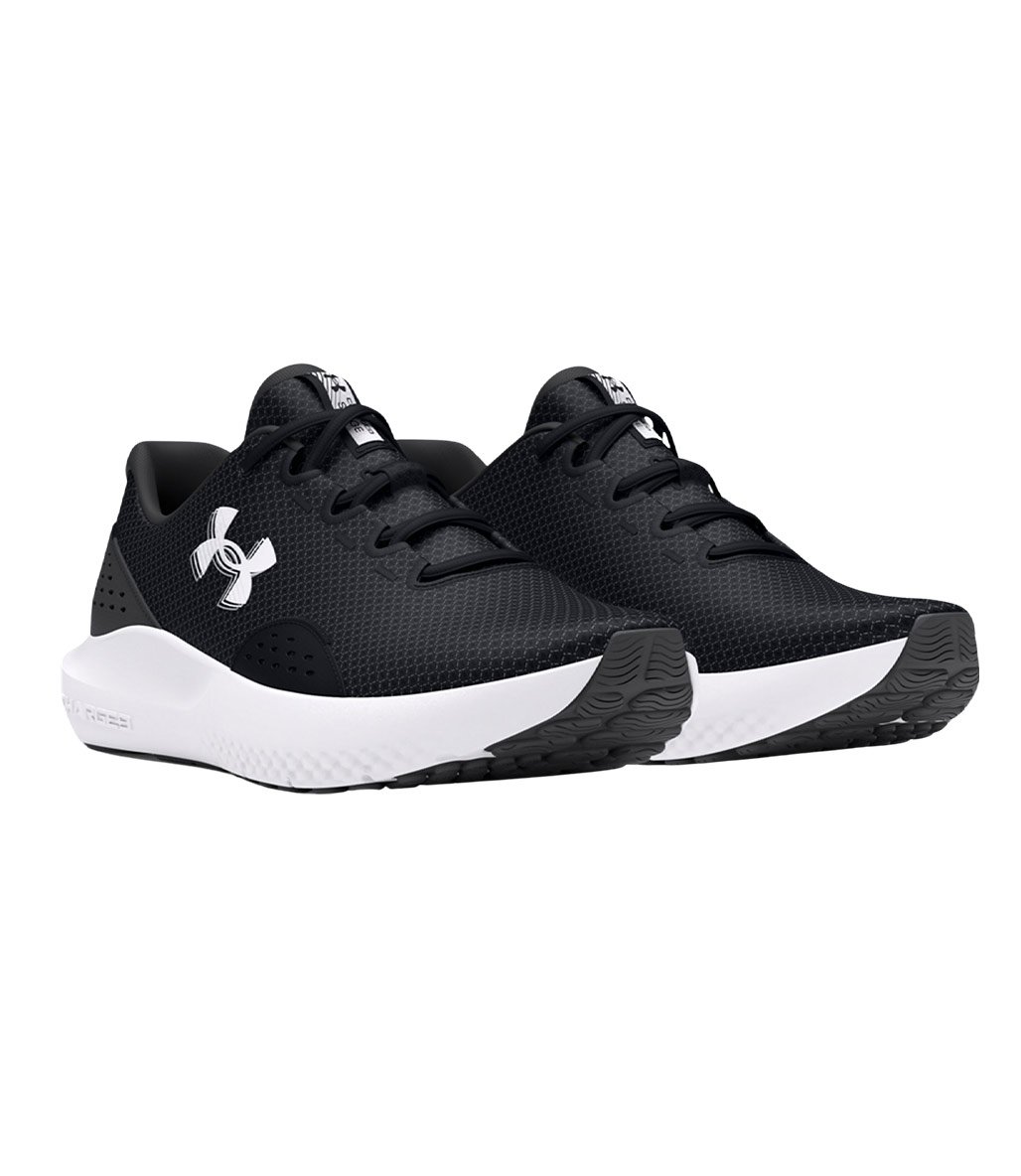 Under Armour Charged Surge 4 Ayakkabı Siyah Beyaz
