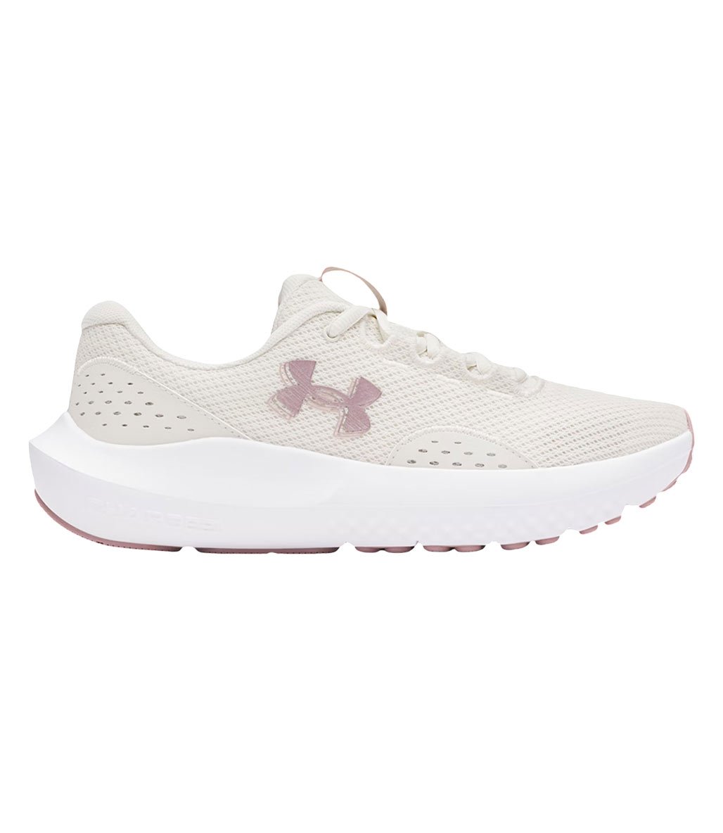 Under Armour Charged Surge 4 Kadın Ayakkabı Beyaz Pembe