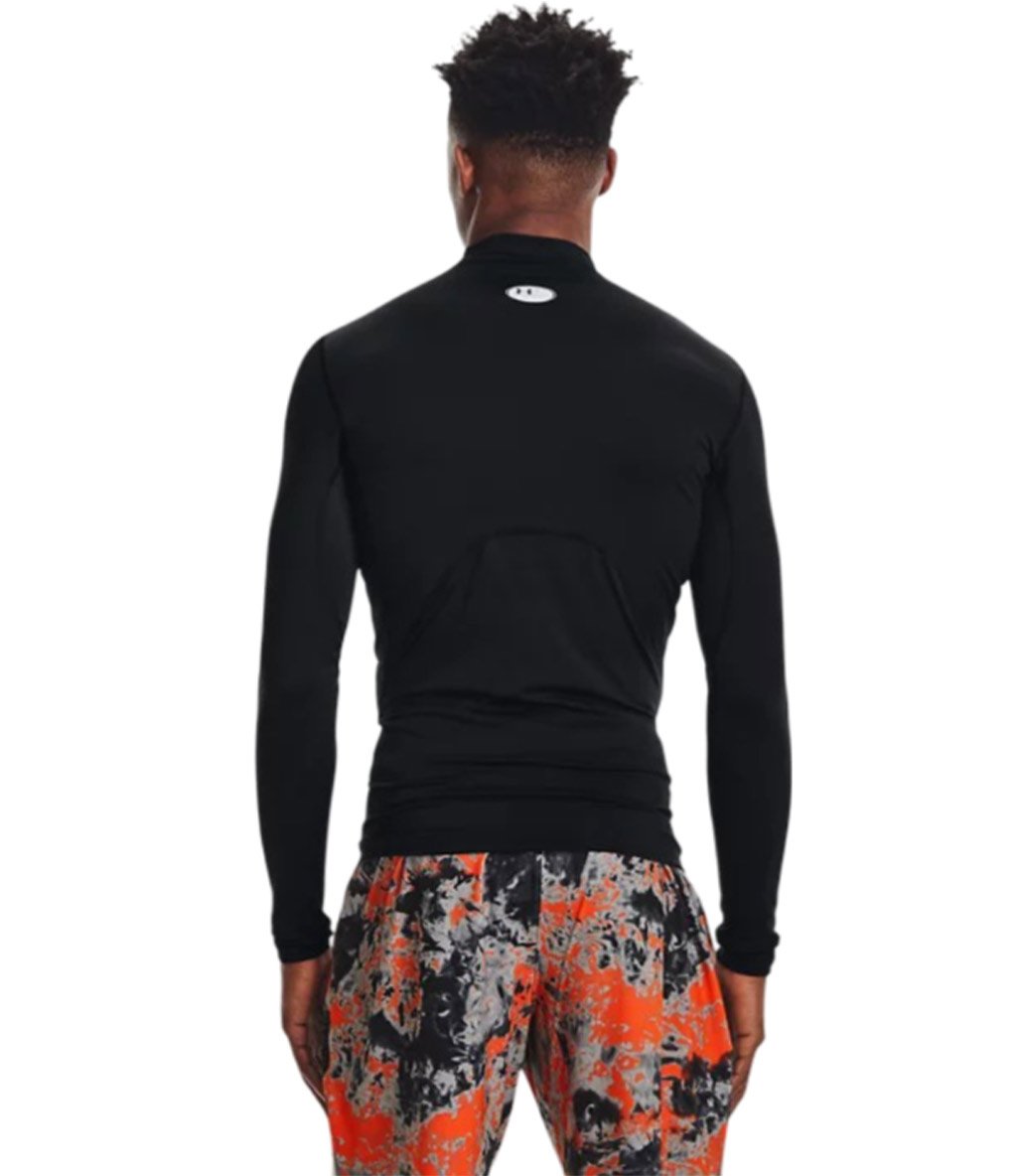 Under Armour ColdGear Compression Mock Uzun Kollu T-Shirt Siyah
