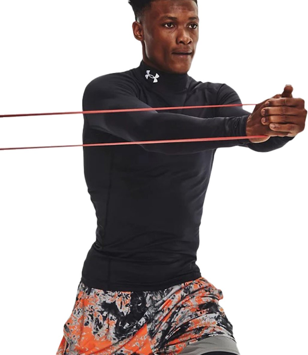 Under Armour ColdGear Compression Mock Uzun Kollu T-Shirt Siyah