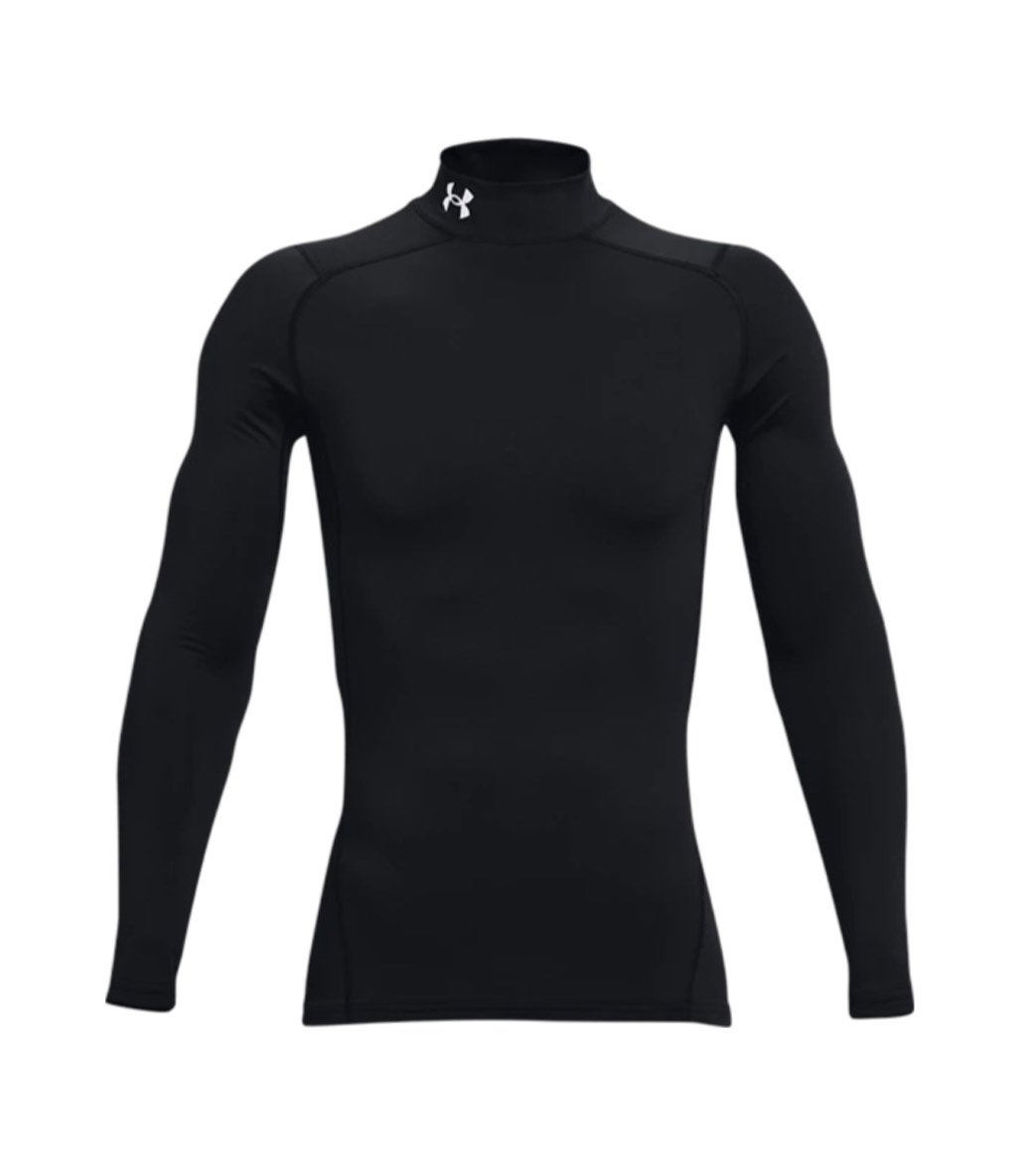 Under Armour ColdGear Compression Mock Uzun Kollu T-Shirt Siyah