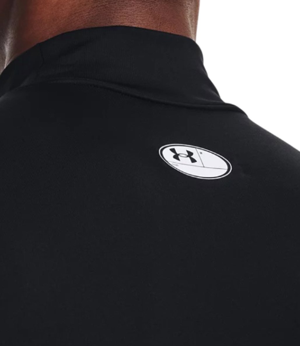 Under Armour ColdGear Compression Mock Uzun Kollu T-Shirt Siyah