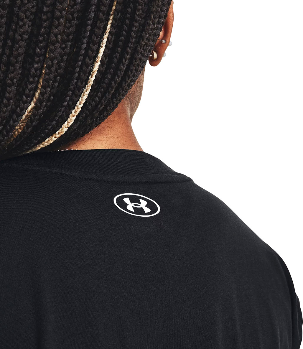 Under Armour Collegiate Kadın Kısa Kollu Crop T-Shirt Siyah
